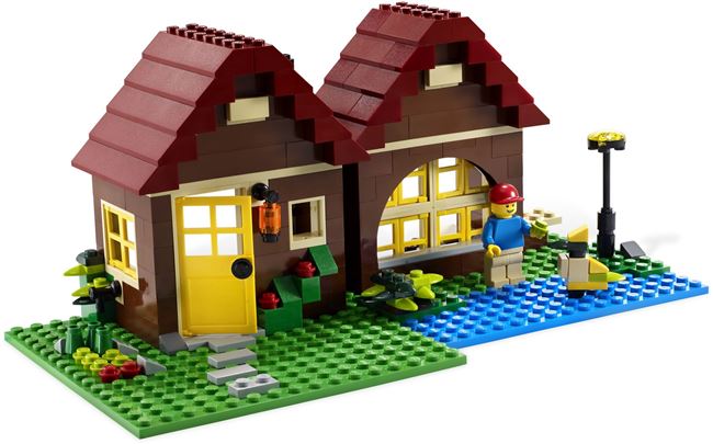 L👀K at 5766 Log Cabin, Lego 5766, Ted Logan, City, Aberglasslyn