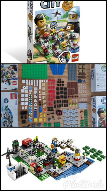 L👀K at City Alarm Board Game, Lego 3865, Ted Logan, City, Aberglasslyn, Abbildung 4