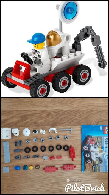 L👀K at Re-Packed Space Moon Buggy Retired, Lego 3365, Ted Logan, City, Aberglasslyn, Image 3
