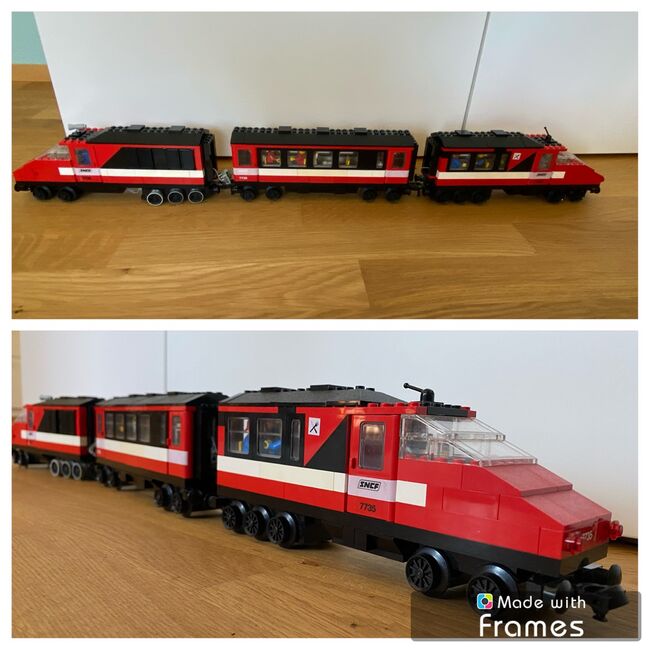 Grosse Lego Eisenbahn 12V, Lego 7824, Michael Ruppen, Train, Naters, Image 4