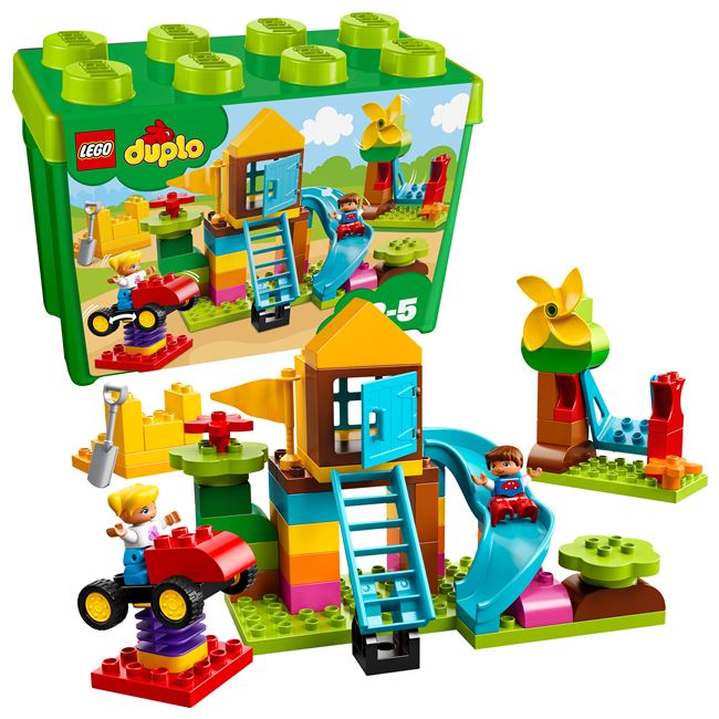 Large Playground Brick Box, LEGO 10864, spiele-truhe (spiele-truhe), DUPLO, Hamburg, Abbildung 3
