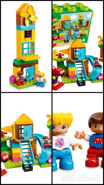 Large Playground Brick Box, LEGO 10864, spiele-truhe (spiele-truhe), DUPLO, Hamburg, Abbildung 10