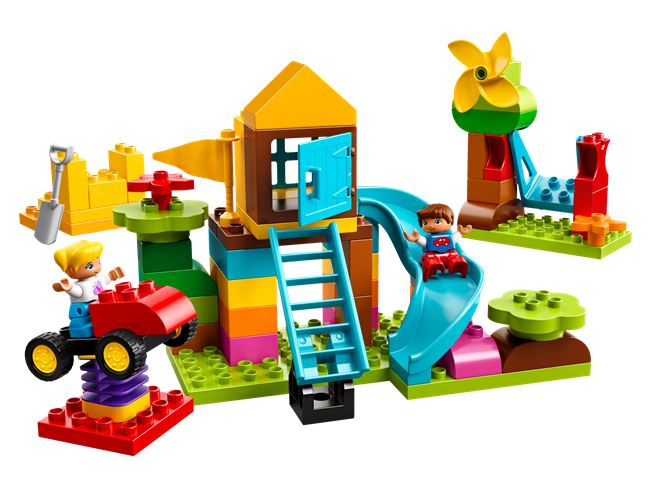 Large Playground Brick Box, LEGO 10864, spiele-truhe (spiele-truhe), DUPLO, Hamburg, Abbildung 4