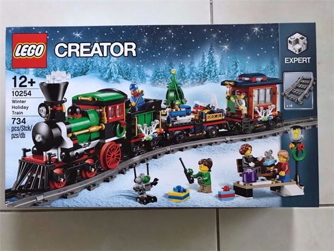 lego winter holiday train set