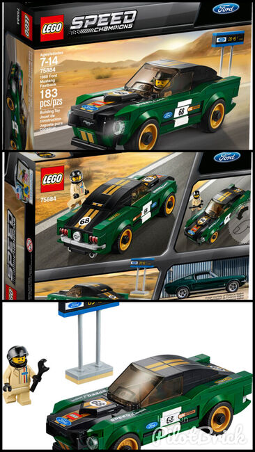 LEGO 1968 Ford Mustang Fastback 75884, Lego 75884, Davide DR, Speed Champions, Wettingen, Abbildung 4