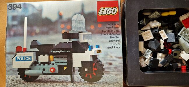LEGO 394 Harley-Davidson FLH 1200 "Polizeimotorrad", Lego 394, Marcel, Technic, Sursee