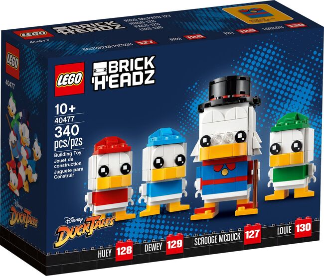Lego 40477 - BrickHeadz Scrooge McDuck, Huey, Dewey and Louie, Lego 40477, H&J's Brick Builds, BrickHeadz, Krugersdorp