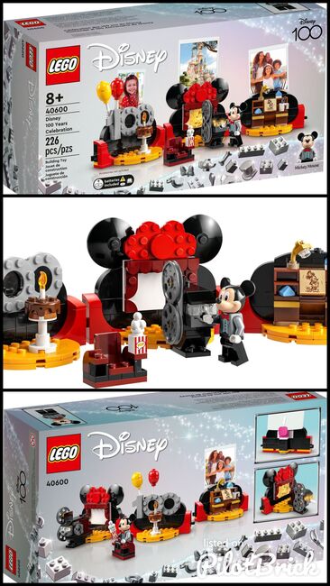 Lego 40600 - Disney 100 Years Celebration, Lego 40600, H&J's Brick Builds, Disney, Krugersdorp, Abbildung 4