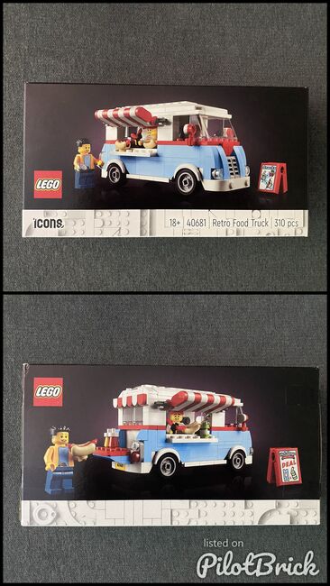 Lego 40681 Retro Food Truck OVP ungeöffnet, Lego 40681, Hans Stemmel, Classic, Wolfsburg, Image 3