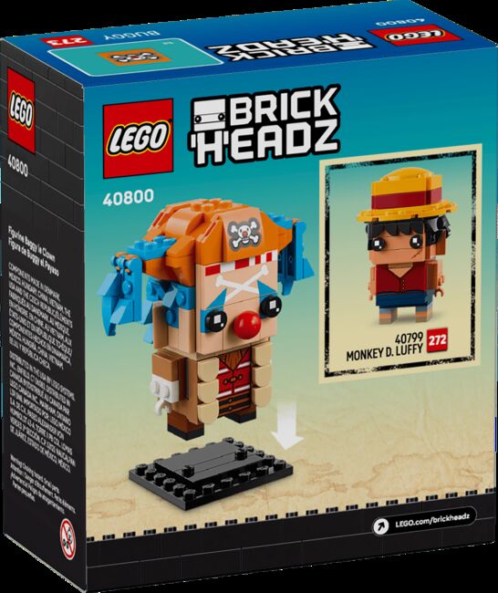 Lego 40800 BrickHeadz Buggy the Clown Figure, Lego 40800, Brenda Nel, BrickHeadz, Pretoria