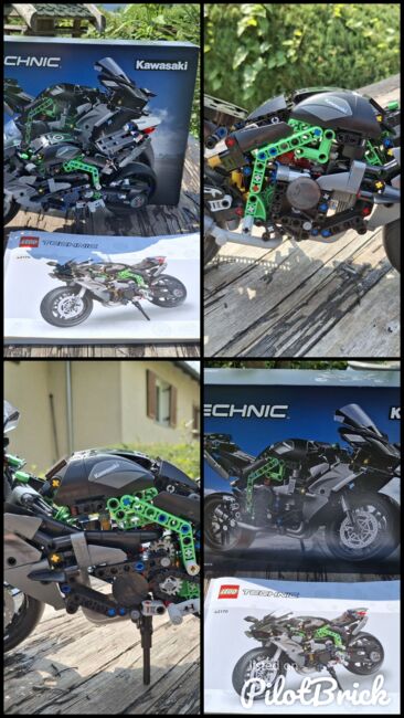 LEGO 42170 - Technic Kawasaki Ninja H2R Motorrad, Anleitung und OVP, Lego 42170, Manuela, Technic, Absam, Image 5