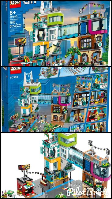 Lego 60380 - Downtown City Centre, Lego 60380, H&J's Brick Builds, City, Krugersdorp, Abbildung 4
