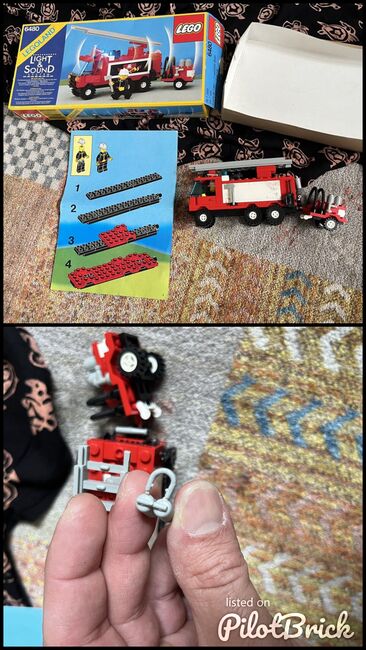 Lego 6480 hook and ladder truck, Lego 6480, Bob, City, Rüti, Image 3