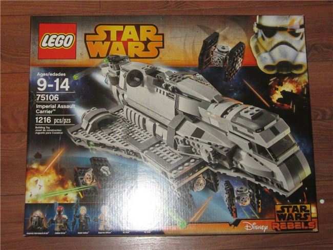 Lego 75106 Imperial Assault Carrier, Lego 75106, Brickworldqc, Star Wars