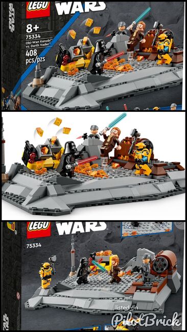 Lego 75334 - Star Wars Obi-Wan Kenobi vs Darth Vader, Lego 75334, H&J's Brick Builds, Star Wars, Krugersdorp, Image 4