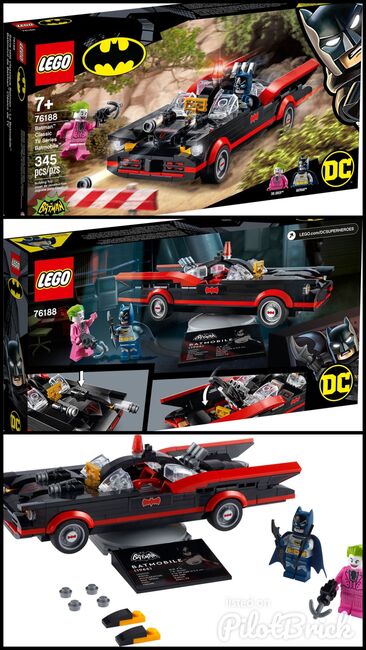 Lego - 76188 - Batman Classic TV Batmobile, Lego 76188, H&J's Brick Builds, BATMAN, Krugersdorp, Abbildung 4