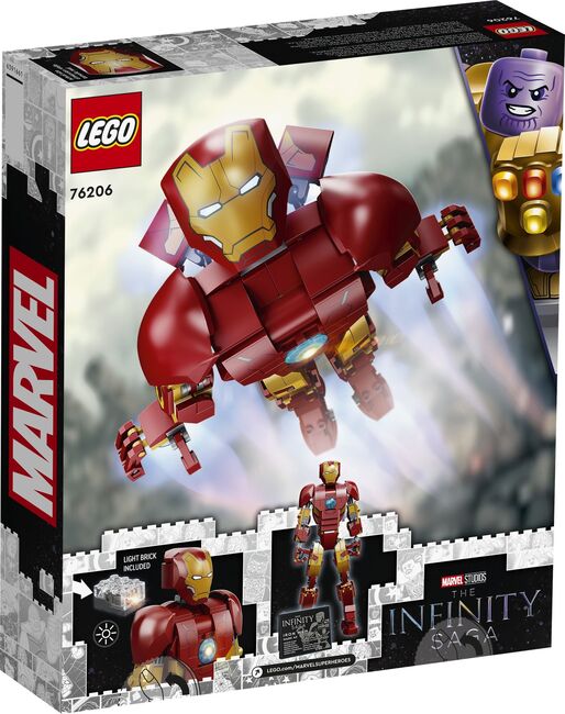 Lego 76206 - Marvel Iron Man Figure, Lego 76206, H&J's Brick Builds, Marvel Super Heroes, Krugersdorp, Image 3