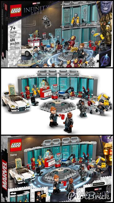 Lego 76216 - Marvel Iron man Armoury, Lego 76216, H&J's Brick Builds, Marvel Super Heroes, Krugersdorp, Image 4