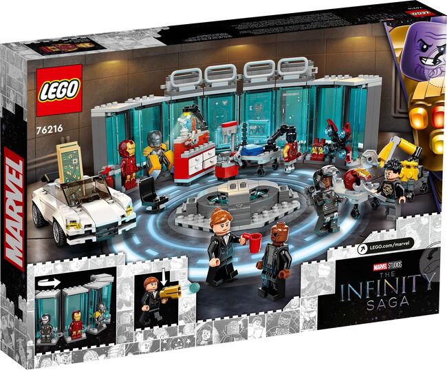 Lego 76216 - Marvel Iron man Armoury, Lego 76216, H&J's Brick Builds, Marvel Super Heroes, Krugersdorp, Image 3