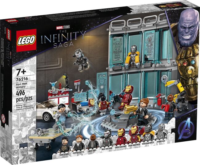 Lego 76216 - Marvel Iron man Armoury, Lego 76216, H&J's Brick Builds, Marvel Super Heroes, Krugersdorp