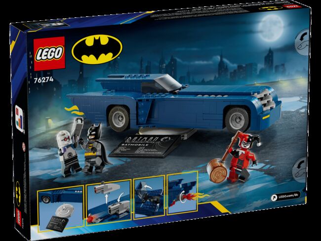 Lego 76274 Batman Batman with the Batmobile vs. Harley Quinn and Mr. Freeze, Lego 76274, Brenda Nel, BATMAN, Pretoria