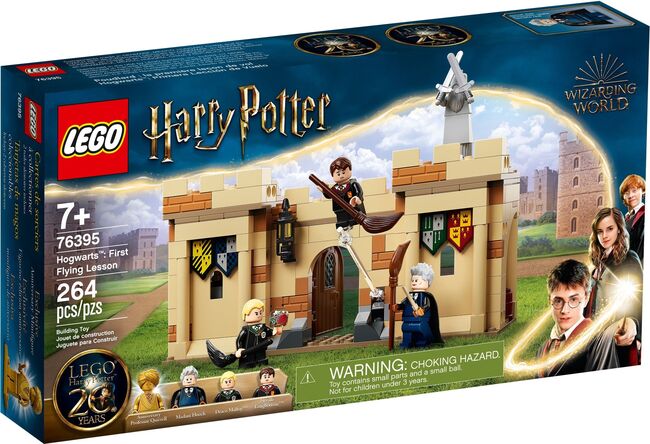 Lego 76395 - Harry Potter Hogwarts First Flying Lesson, Lego 76395, H&J's Brick Builds, Harry Potter, Krugersdorp