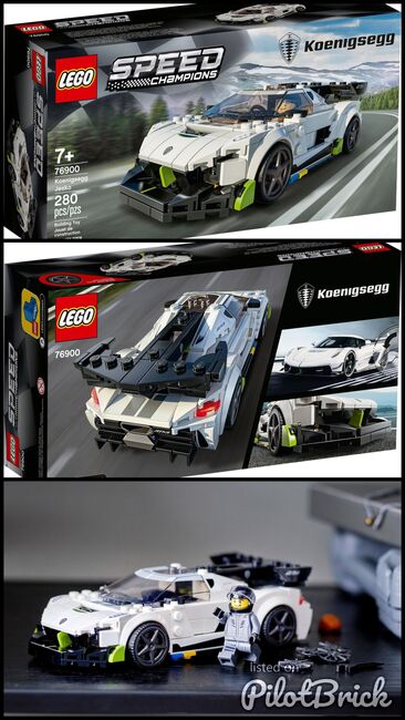 Lego 76900 - Speed Champions Koenigsegg Jesko, Lego 76900, H&J's Brick Builds, Speed Champions, Krugersdorp, Image 4
