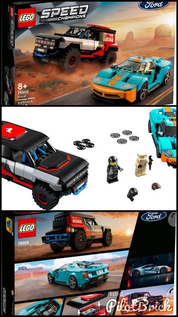 Lego 76905 - Speed Champions Ford GT Heritage Edition and Bronco R, Lego 76905, H&J's Brick Builds, Speed Champions, Krugersdorp, Abbildung 4