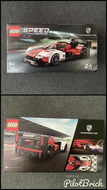 Lego 76916 Porsche 963 OVP ungeöffnet, Lego 76916, Hans Stemmel, Speed Champions, Wolfsburg, Image 3