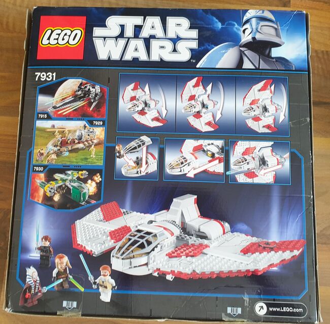 Lego 7931, Jedi T-6 Shuttle, komplett mit OVP und BA und allen Figuren, Lego 7931, Lissy, Star Wars, Lippstadt, Image 8