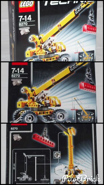 LEGO 8270 Technic - Mini-Geländekran, neu, Lego 8270, privat, Technic, Gerasdorf, Image 4