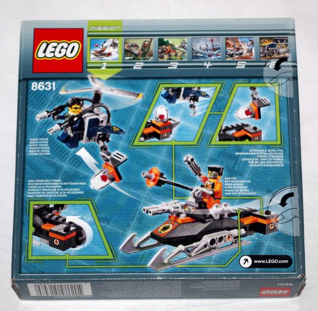 LEGO 8631 Agents - Mission 1 Verfolgungsjagd, neu, Lego 8631, privat, Agents, Gerasdorf, Image 3