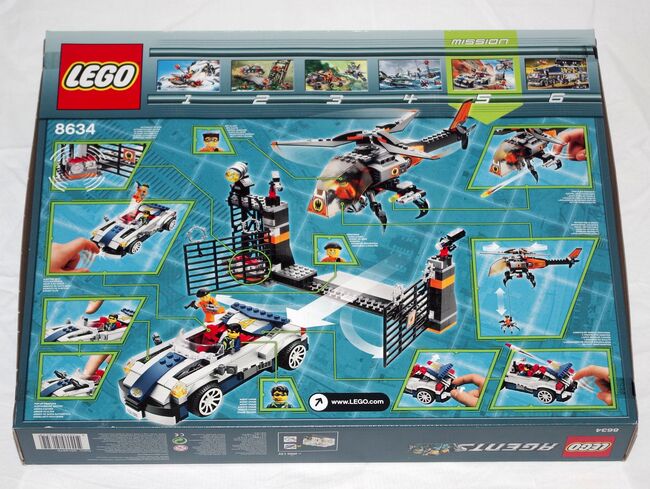LEGO 8634 Agents - Mission 5: Turbocar Verfolgungsjagd, neu, Lego 8634, privat, Agents, Gerasdorf, Image 2