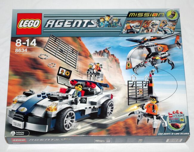 LEGO 8634 Agents - Mission 5: Turbocar Verfolgungsjagd, neu, Lego 8634, privat, Agents, Gerasdorf, Image 3