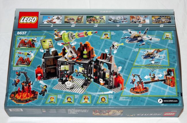 LEGO 8637 Agents - Mission 8: Vulkanbasis, neu, Lego 8637, privat, Agents, Gerasdorf, Abbildung 2