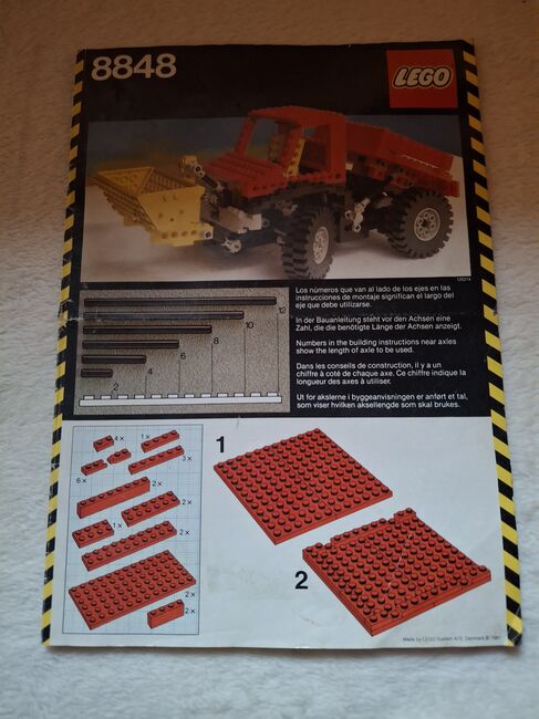 Lego 8848, Technic Unimog, Vintage aus 1981, komplett mit OVP und Anleitung, Lego 8848, Manuela, Technic, Absam, Image 8