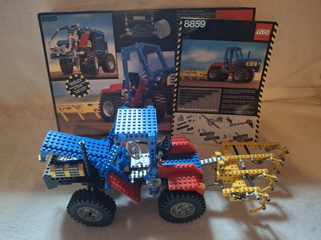 Lego 8859, Technic Traktor, Vintage, 1980, komplett mit OVP und Anleitung, Lego 8859, Manuela, Technic, Absam