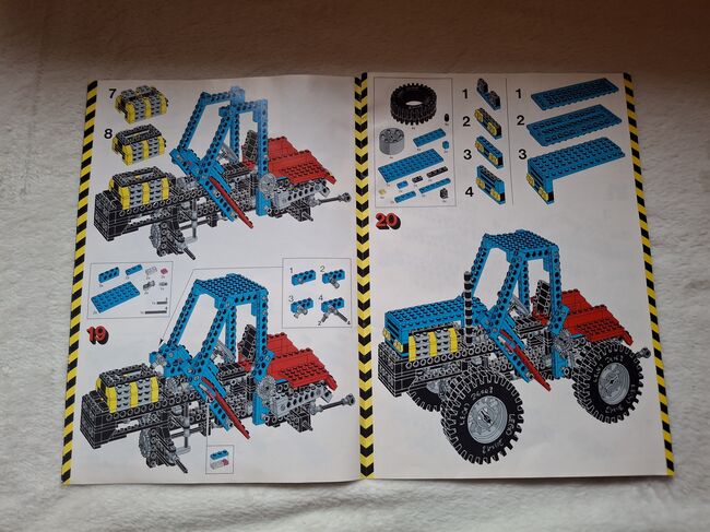 Lego 8859, Technic Traktor, Vintage, 1980, komplett mit OVP und Anleitung, Lego 8859, Manuela, Technic, Absam, Image 8
