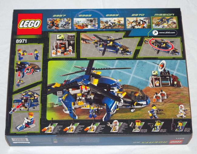 LEGO 8971 Agents 2.0 - Bedrohung durch Kommandant Magma, Lego 8971, privat, Agents, Gerasdorf, Image 2