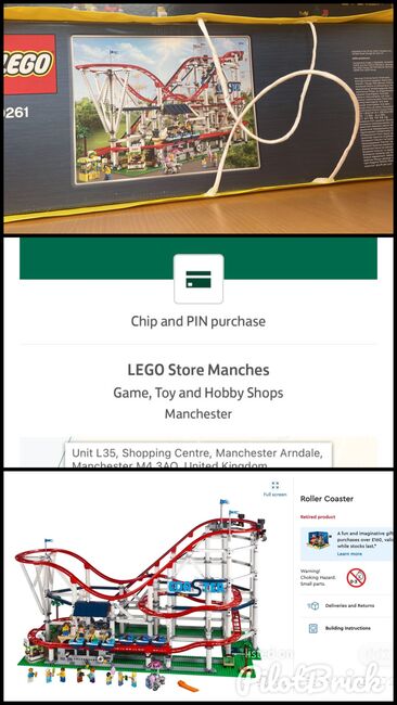 retired Lego roller coaster 10261, Lego 10261, Eenie, Creator, Manchester, Abbildung 4