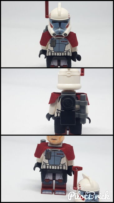 LEGO ARC Trooper with Backpack - Elite Clone Trooper Minifigure Star Wars sw0377, Lego SW0377, NiksBriks, Star Wars, Skipton, UK, Abbildung 4