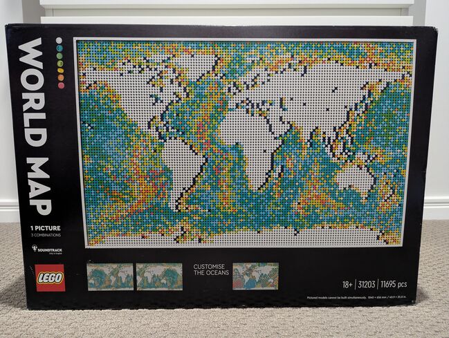 Lego Art World Map 10294, Lego 10294, John, other, 4227