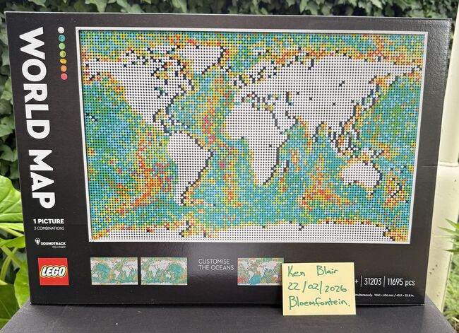 LEGO Art World Map 31203 – Sealed New, Lego 31203, The Kollective, Ideas/CUUSOO, Bloemfontein