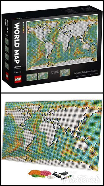 Lego Art World Map, Lego, Dream Bricks (Dream Bricks), Diverses, Worcester, Abbildung 3