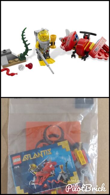 LEGO Atlantis Speeder // complete - pristine condition - used once, Lego 7976, William Lauzon, Atlantis, Sherbrooke, Abbildung 3