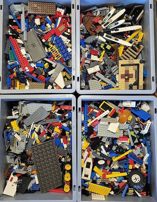 Lego Bausteine Sammlung für CHF 8.00 / 1 kg Netto 8.-, Lego, Remo Schärer, Diverses, Russikon