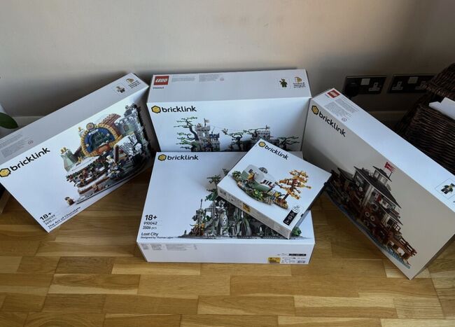 Lego brick link huge collection of brand new sealed sets, Lego, John williams, Designer Set, Exeter