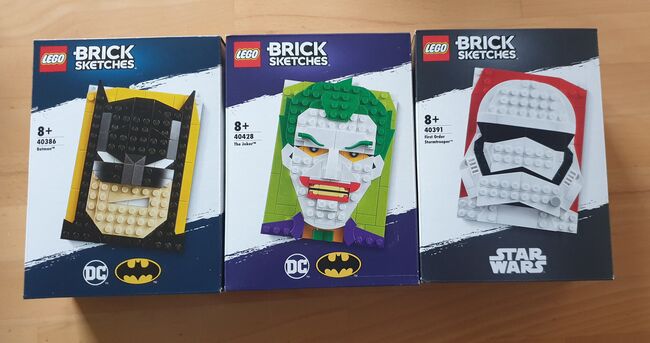 Lego Brick Sketches, Lego 40391,40428,40386, Lissy, BATMAN, Lippstadt