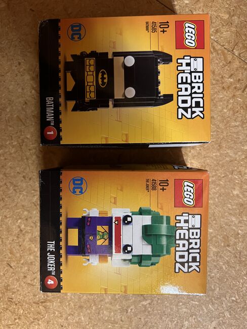 LEGO BrickHeadz Batman & Joker – 41585 / 41588 – komplett mit OVP, Lego 41585 / 41588, Jeannine, BrickHeadz, Hilterfingen