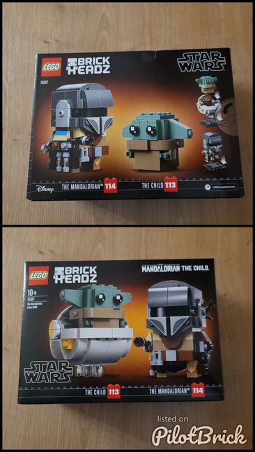 LEGO BrickHeadz / Der Mandalorianer und das Kind / 75317 / NEU & OVP, Lego 75317, Raimund , BrickHeadz, Nürnberg , Image 3
